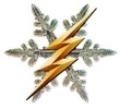 lightning & snowflake