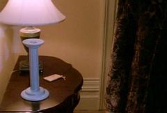 the hall table in the lobby