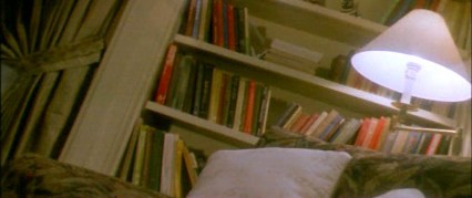 bookcase and armchair in Natalie's bedroom