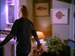 View into Tracy's bedroom from the living room.