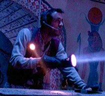 Hamid in Ayahotep's tomb