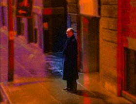 Divia spies on LaCroix as he returns to the Raven